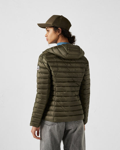 Doudoune légère à capuche Army Cloe