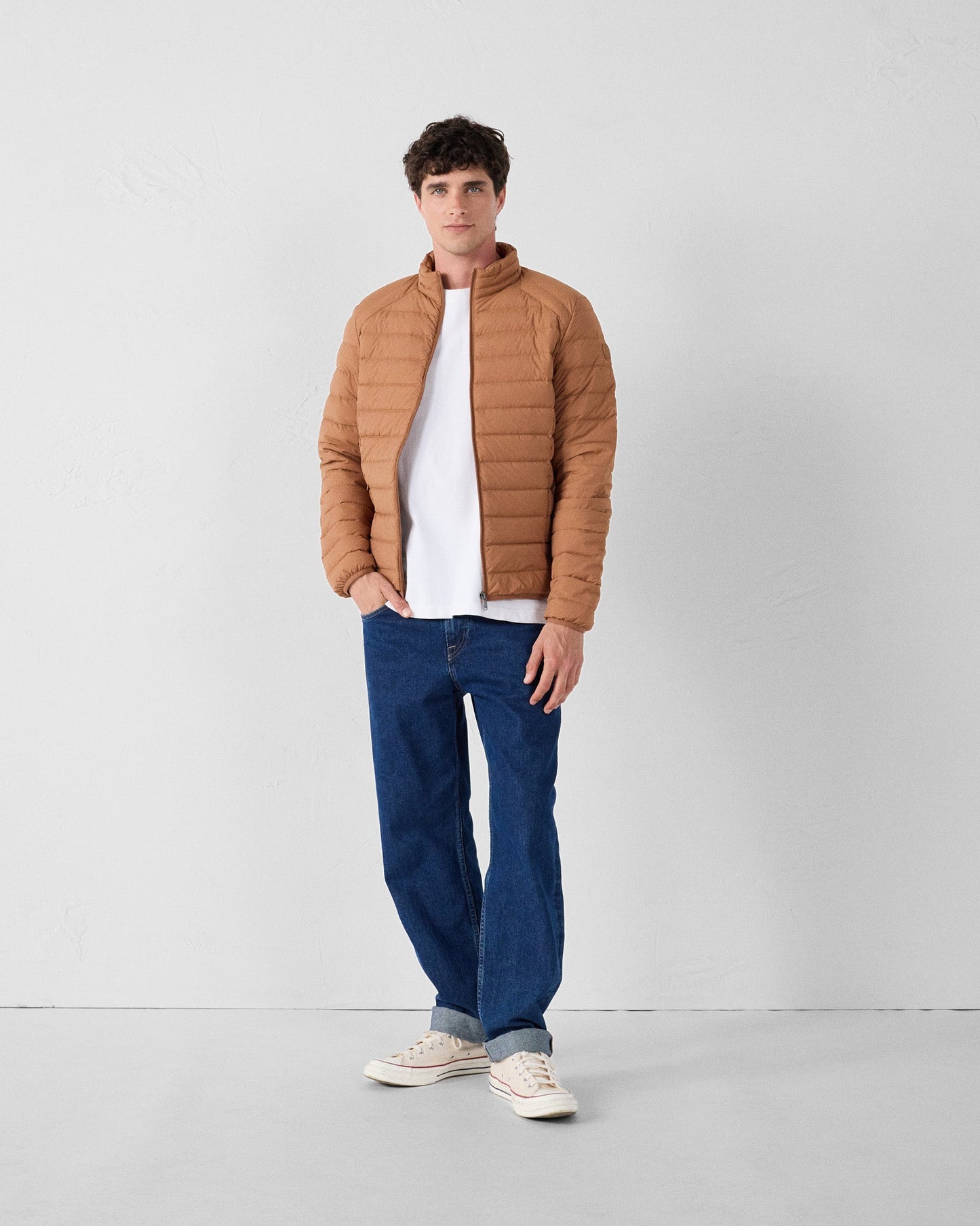 Doudoune légère stretch Sucre roux Aragon