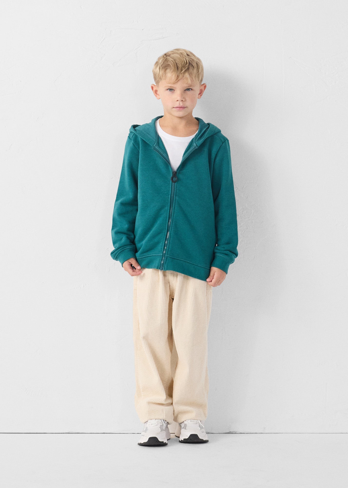 Veste enfant zippée à capuche Deep lake Arie