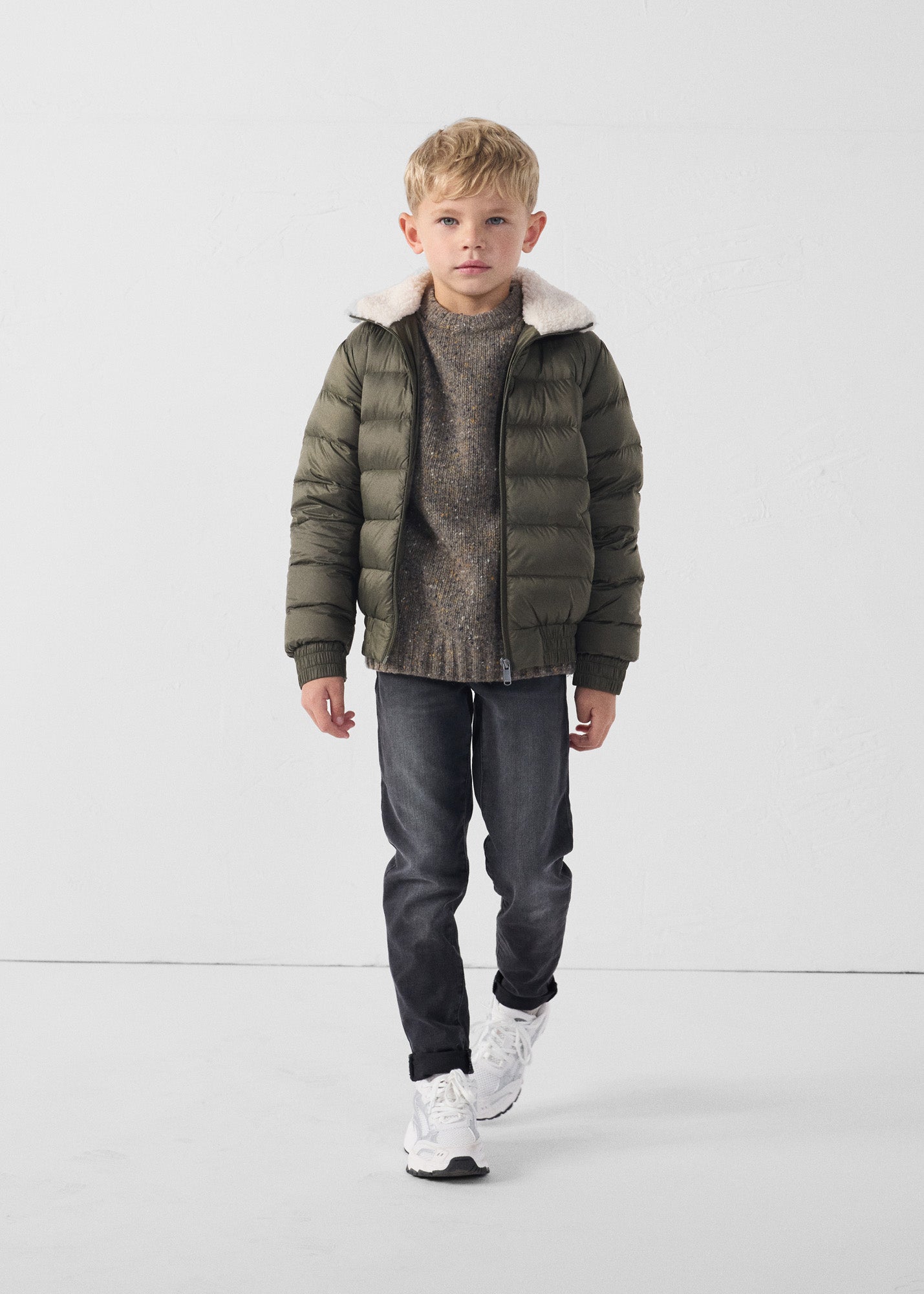 Doudoune enfant aviateur Army Bass