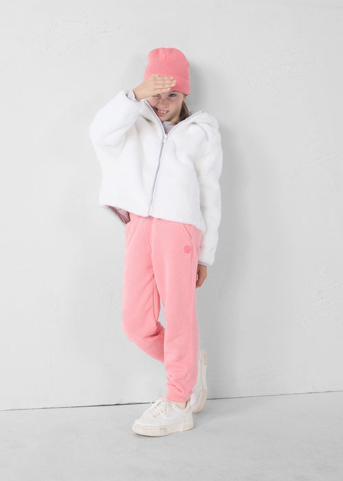 Doudoune enfant réversible fausse fourrure Blanc Brana