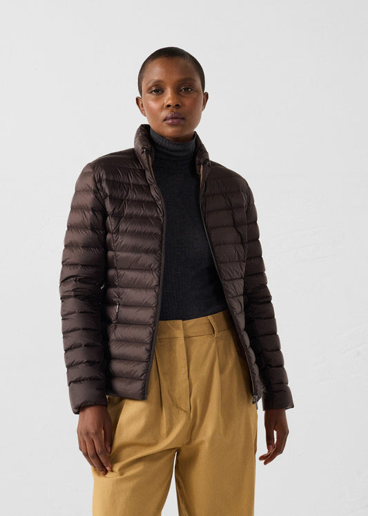Doudoune légère Café noir Cha