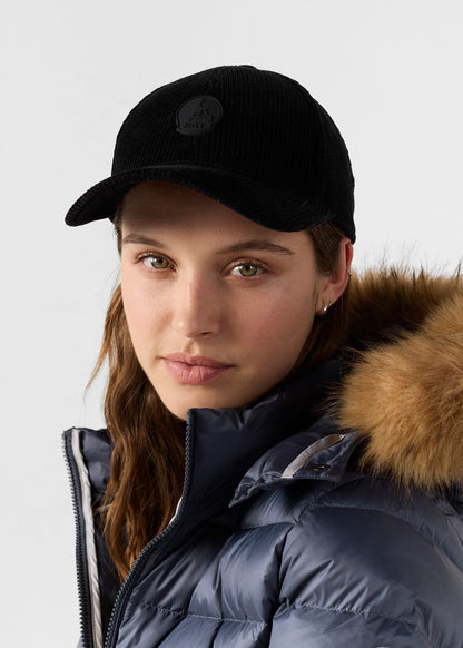 Casquette en velours Noir Cirrus