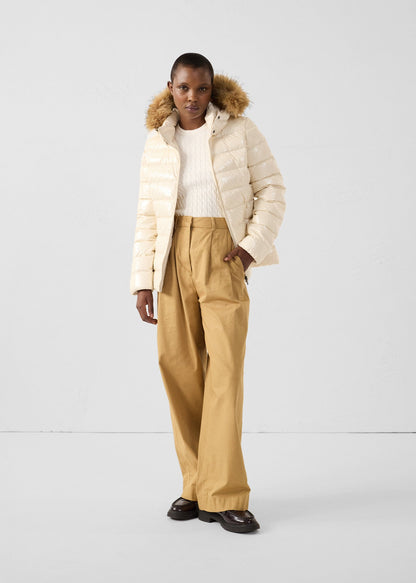 Doudoune à capuche Grand Froid Naturel Luxe laquée