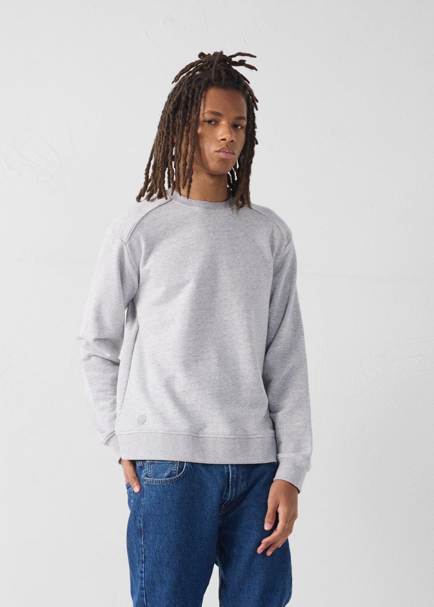 Sweatshirt Gris chine Robin