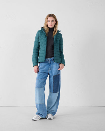 Doudoune à capuche stretch légère Deep lake Salma