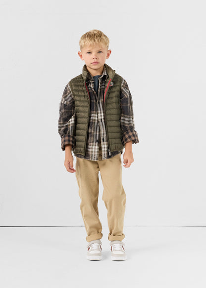 Doudoune sans manches enfant Army Zoe