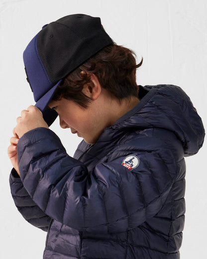 Doudoune légère à capuche enfant Marine Hugo