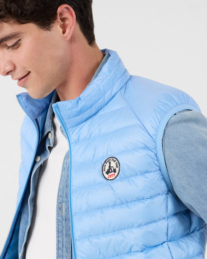 Doudoune sans manches Bleu cristal Tom