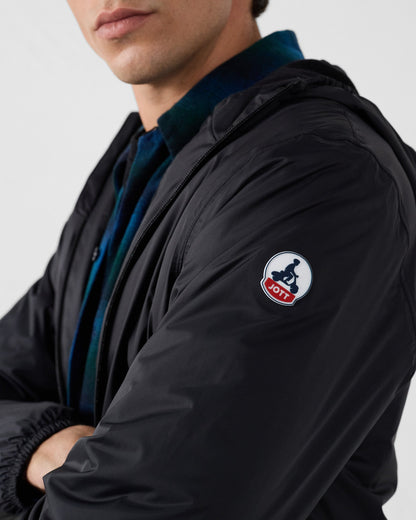 Imperméable long doublé polaire Noir Oban Polar