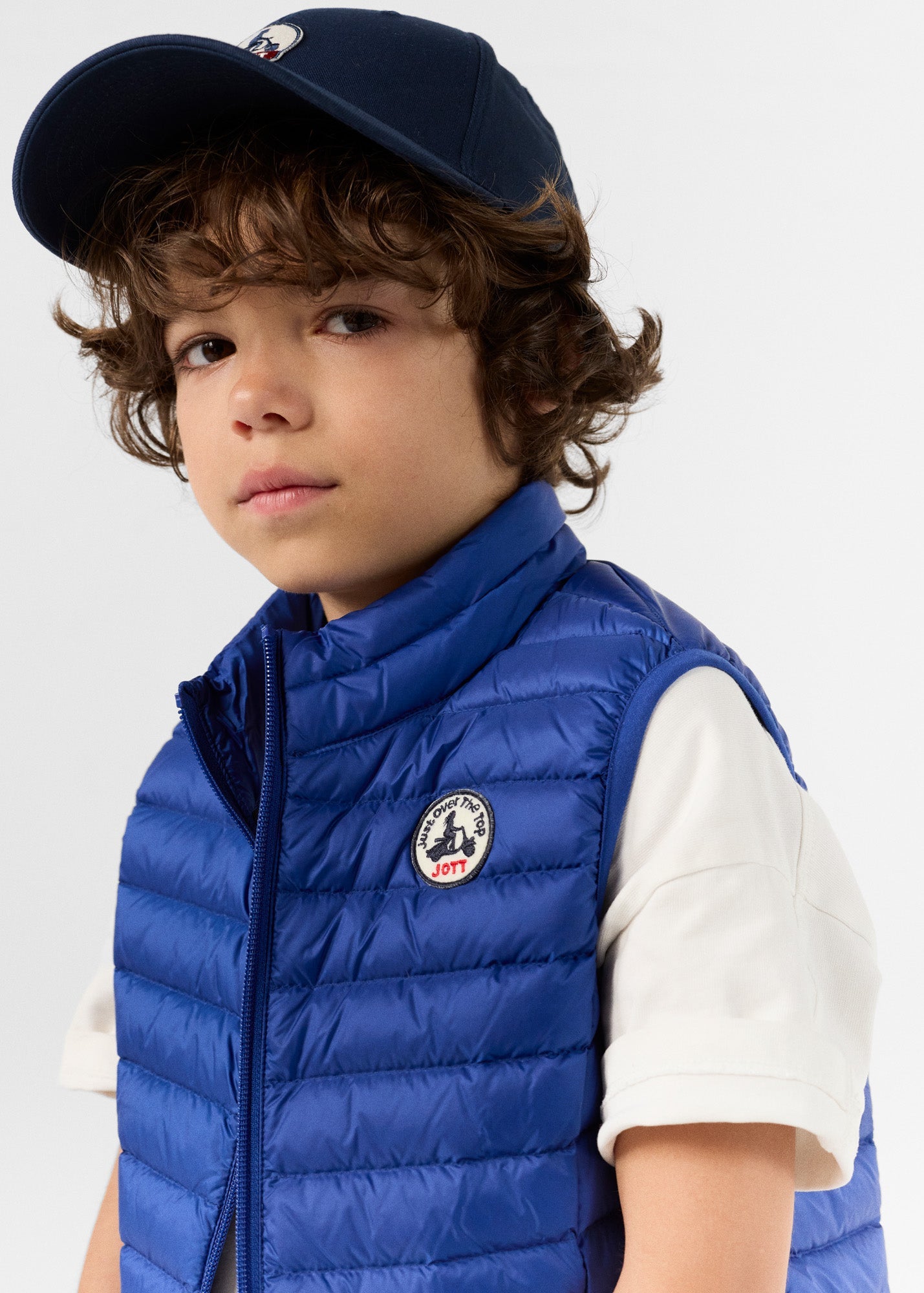 Doudoune sans manches enfant Bleu cobalt Zoe