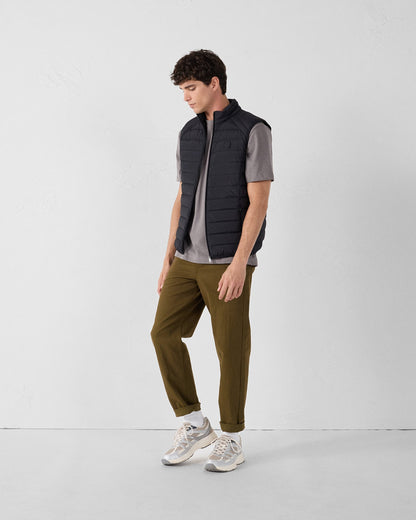 Doudoune sans manches stretch Noir Arafo