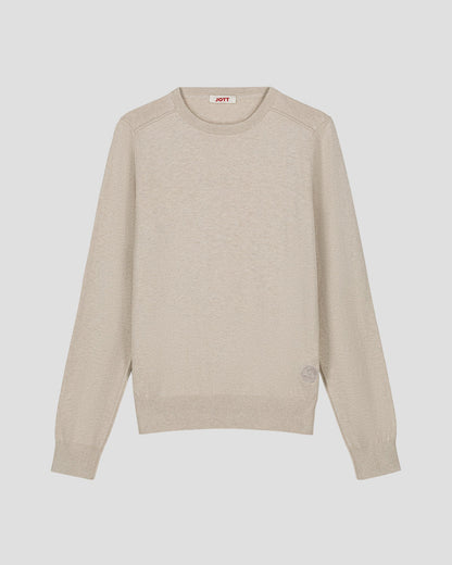 Pull en maille col rond Sable Heloise