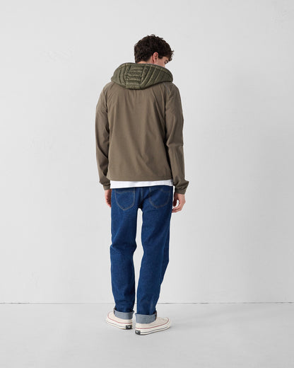 Doudoune bi-matière Army Stride