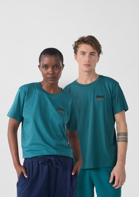 T-Shirt graphique Deep lake Lone gradient