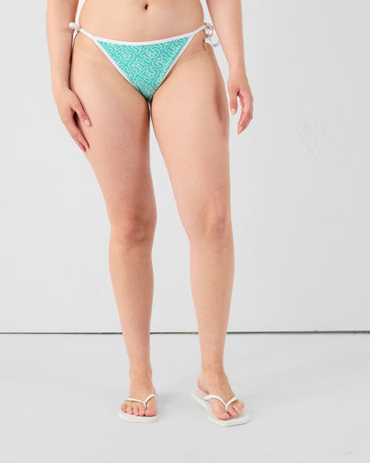 Bas de maillot de bain brésilien Mono lagon Maddie monogram bottom