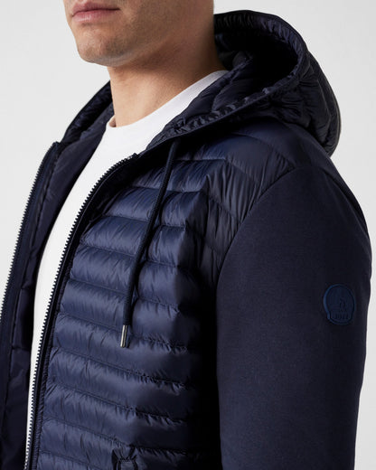 Veste bi-matière à capuche Marine Gummy 2.0