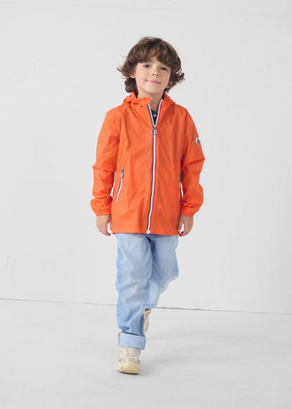 Imperméable enfant paquetable Rouge feu Corrie