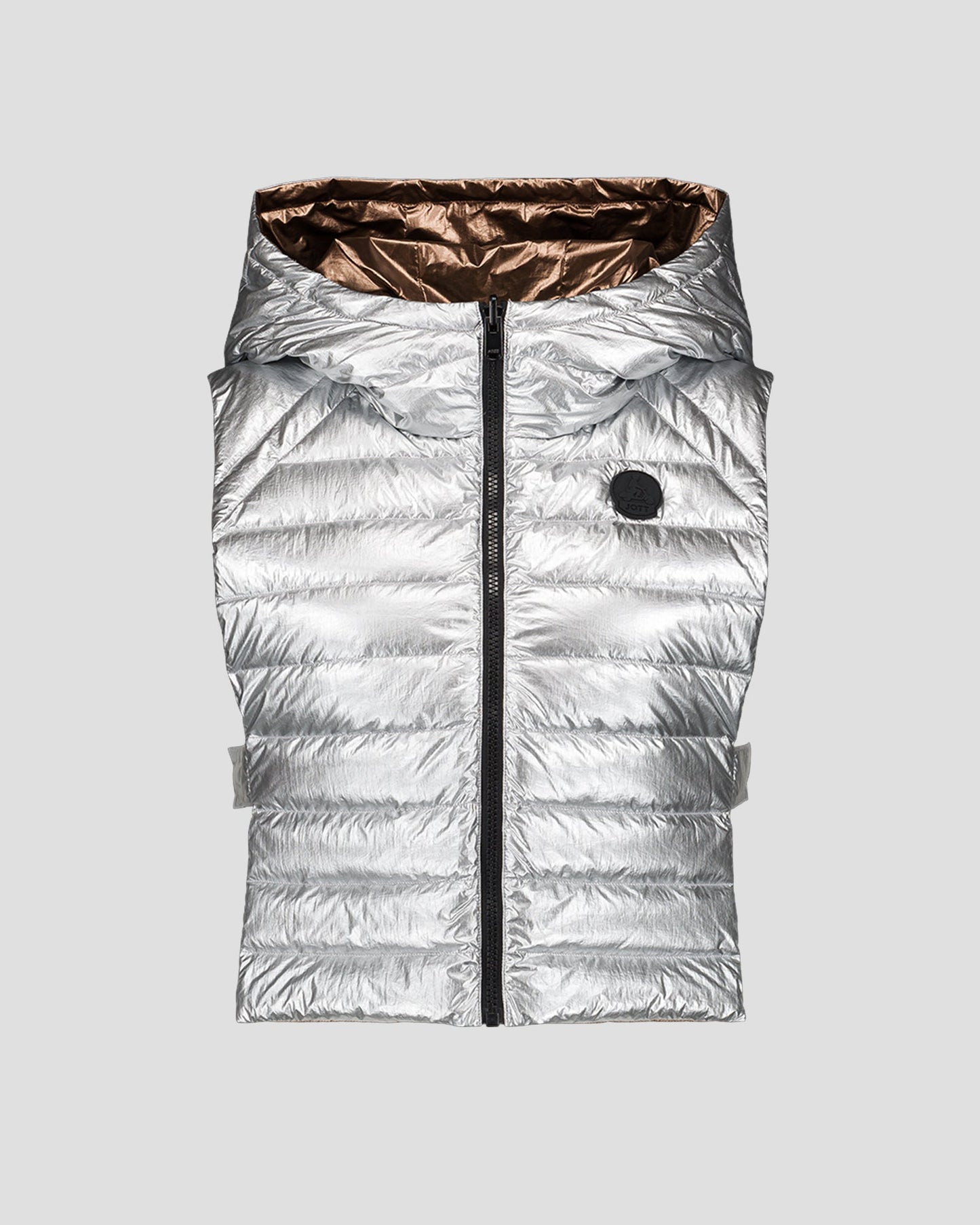 Capuche métallique Argent Alae metallic