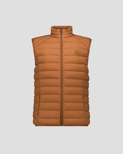 Doudoune sans manches stretch Sucre roux Arafo