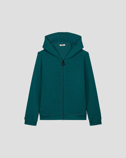Veste enfant zippée à capuche Deep lake Arie