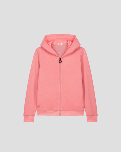 Veste enfant zippée à capuche Vibrant pink Arie