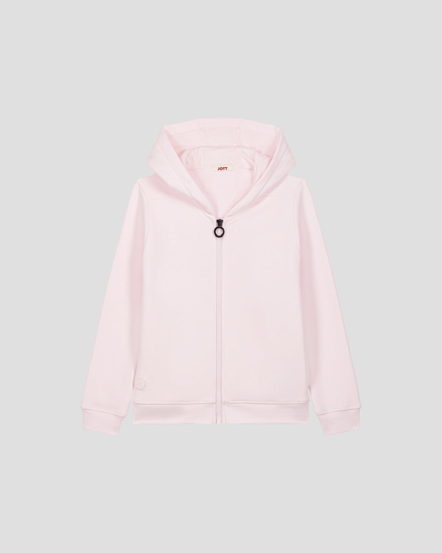 Veste enfant zippée à capuche Rose pétale Arie