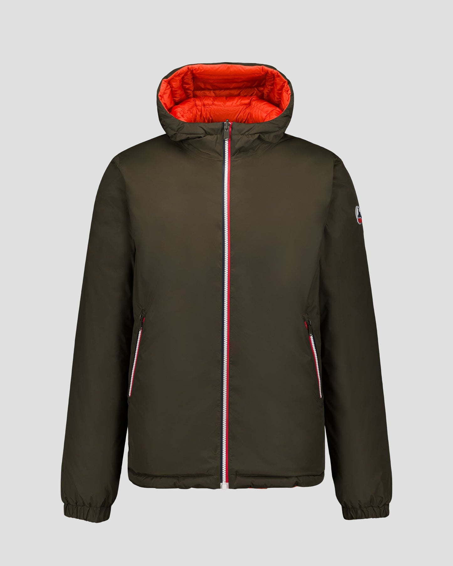 Doudoune réversible Army/rouge feu Brummen