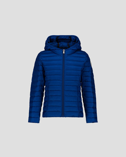 Doudoune légère à capuche enfant Bleu cobalt Carla