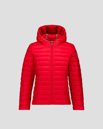Doudoune légère à capuche enfant Rouge carmin Carla