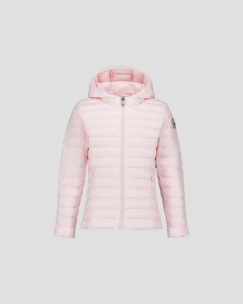 Doudoune légère à capuche enfant Rose pétale Carla