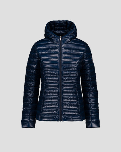 Doudoune légère à capuche Marine Cloe shiny