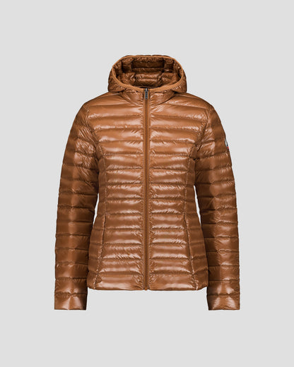 Doudoune légère à capuche Sucre roux Cloe shiny