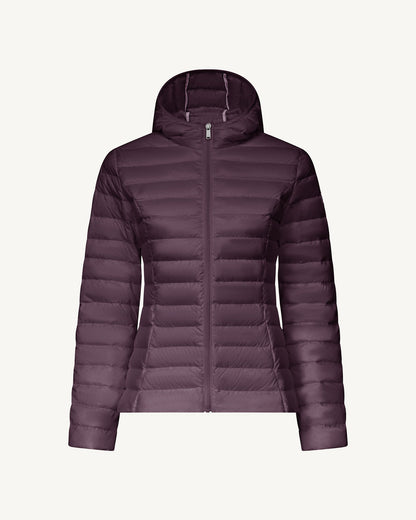 Doudoune légère à capuche Figue Cloe