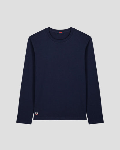 T-Shirt à col rond Marine Emilio