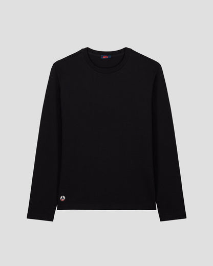 T-Shirt à col rond Noir Emilio