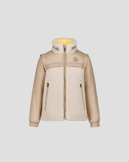 Doudoune enfant sherpa Naturel Erwan