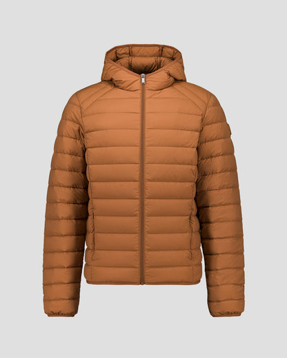 Doudoune légère stretch à capuche Sucre roux Frantz