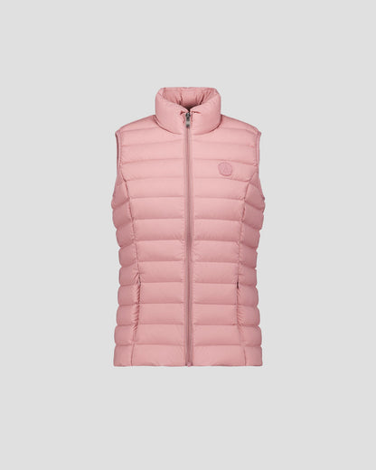 Doudoune sans manches stretch Rose antique Grenada