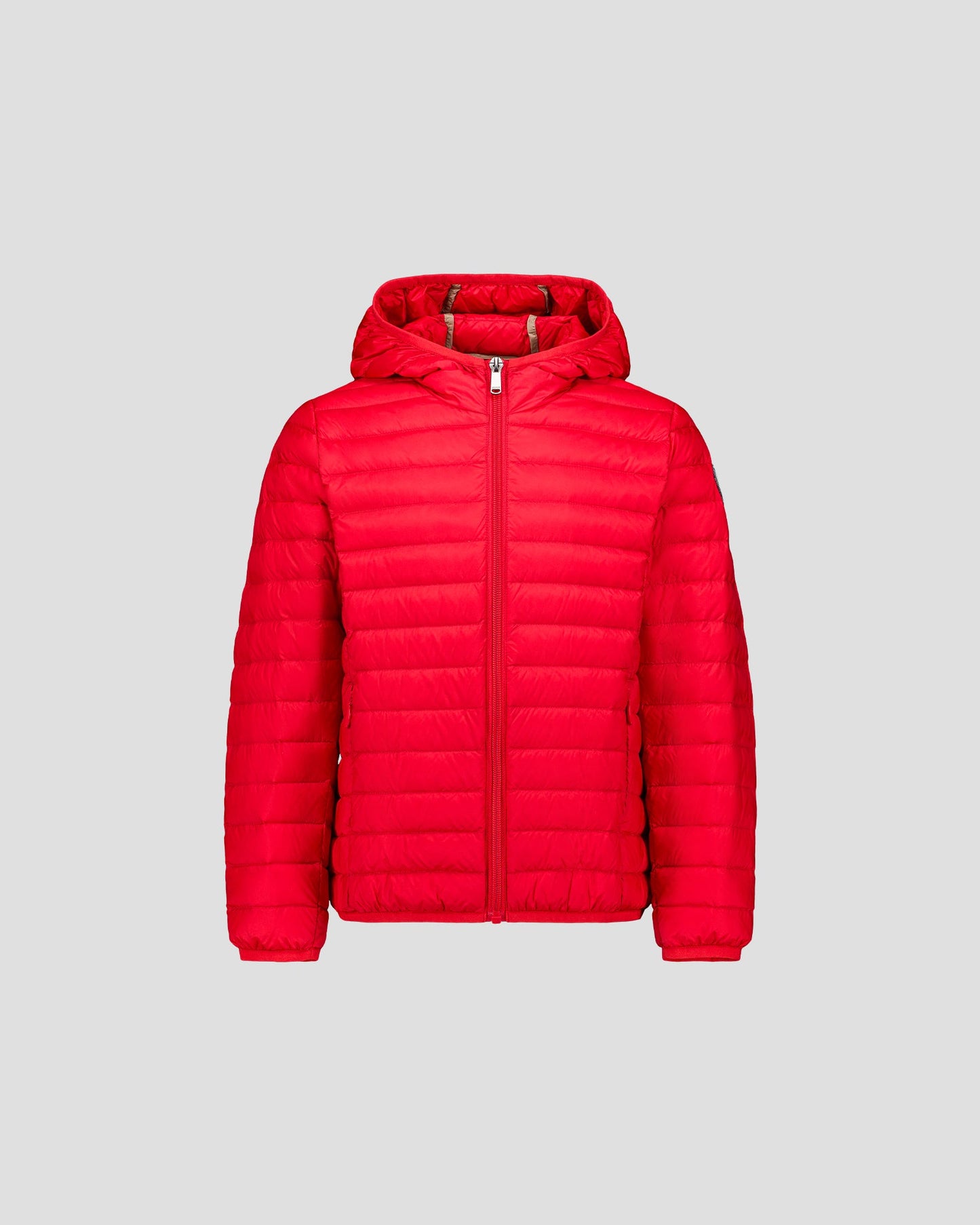 Doudoune légère à capuche enfant Rouge carmin Hugo