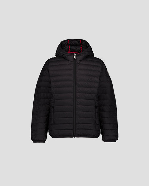 Doudoune légère à capuche enfant Noir Hugo