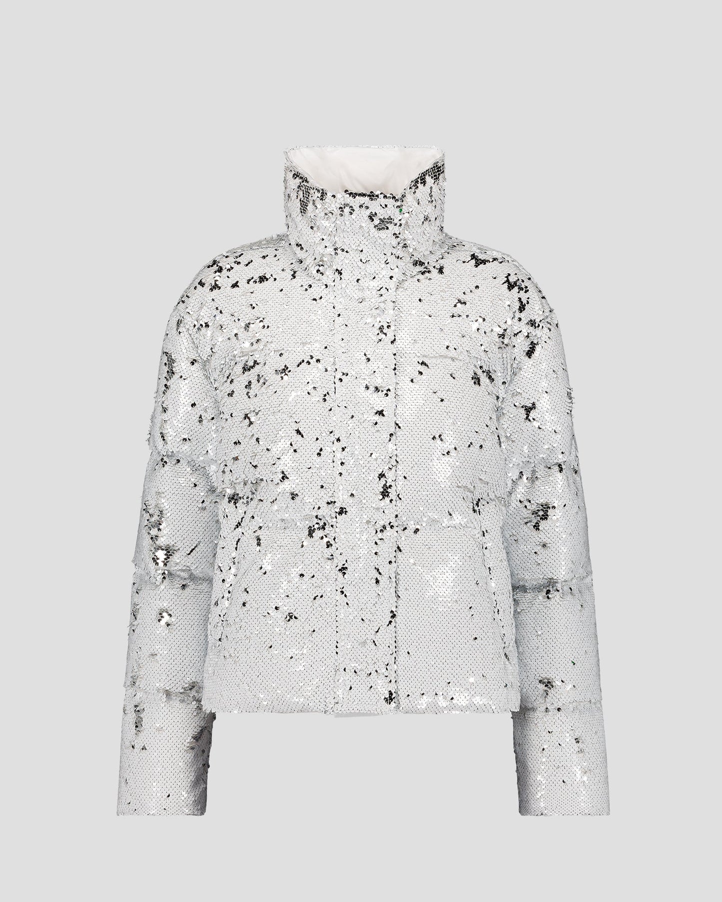 Veste à sequins Blanc/argent Isadora