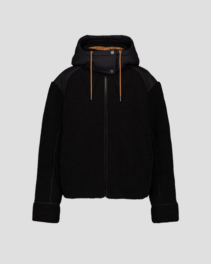 Doudoune sherpa Noir Ivana