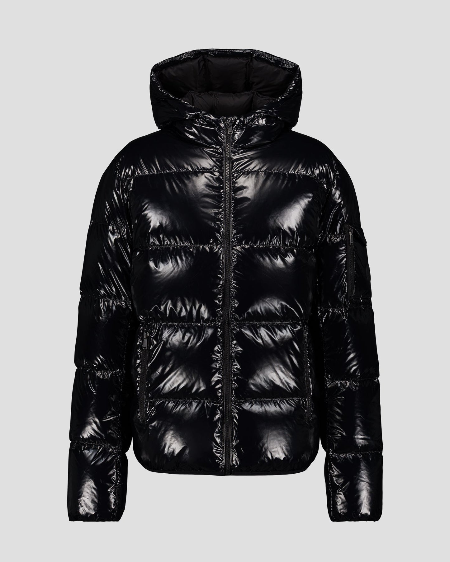 Doudoune à capuche Grand Froid Noir Java laquée