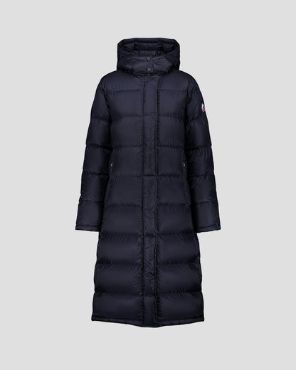 Doudoune longue à capuche Grand Froid Marine Karachi