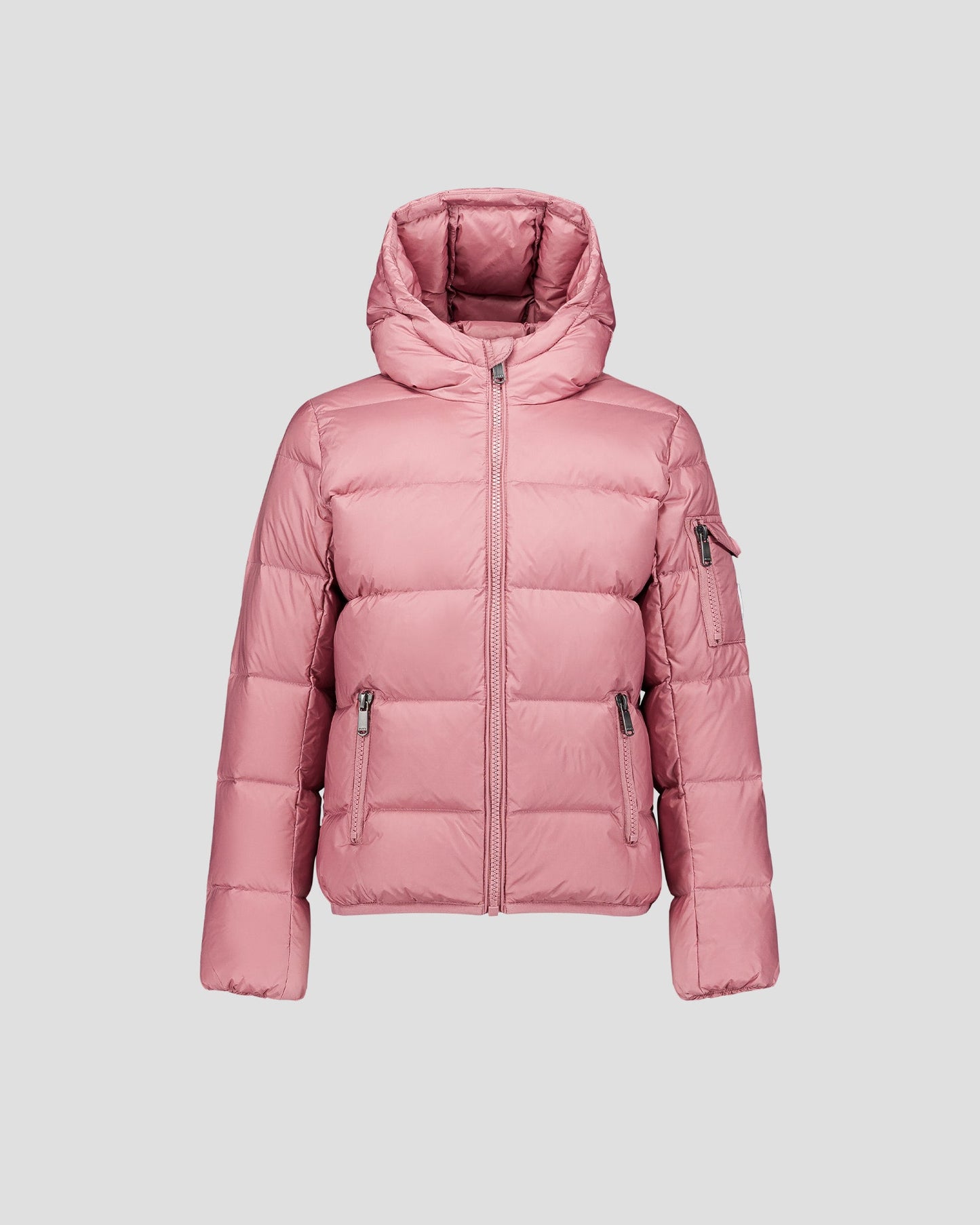 Doudoune enfant à capuche Grand Froid Rose antique Kazan