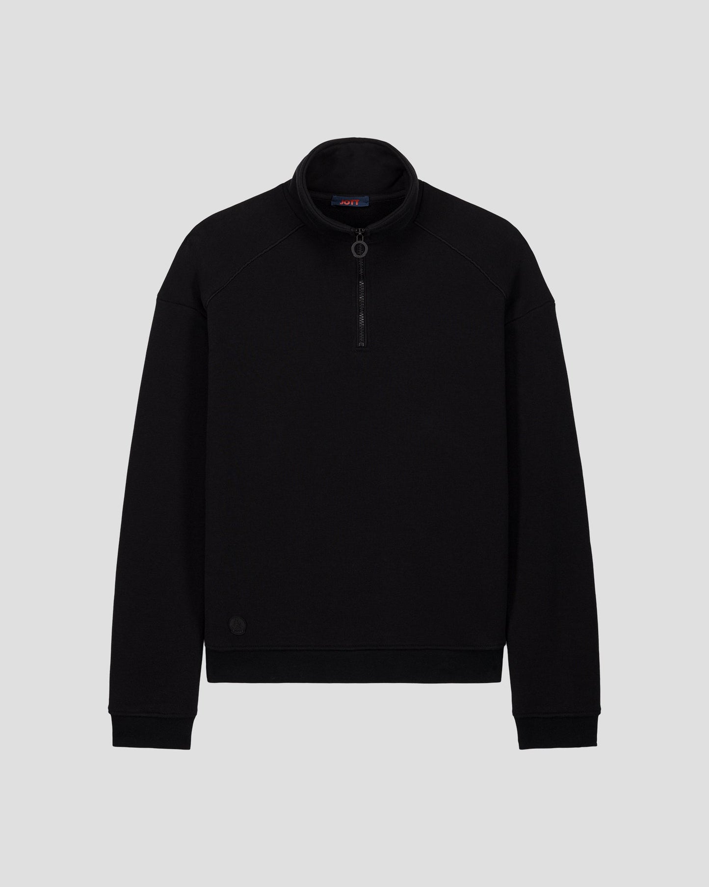 Sweatshirt demi-zippé Noir Line