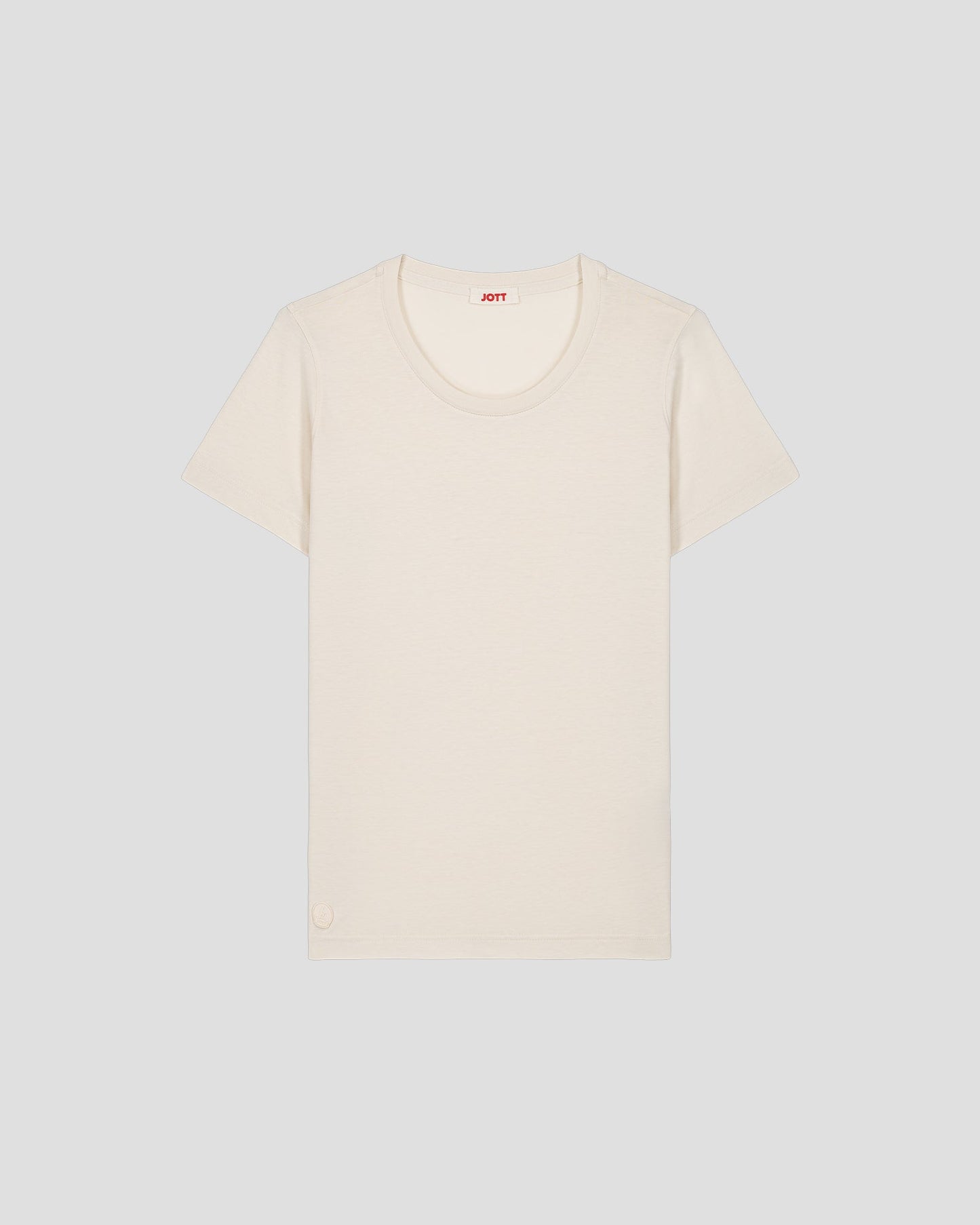 T-Shirt à col rond Naturel Lucia