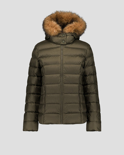 Doudoune à capuche Grand Froid Army Luxe
