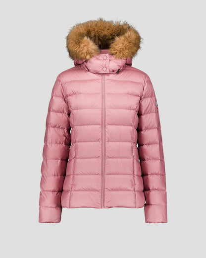 Doudoune à capuche Grand Froid Rose antique Luxe